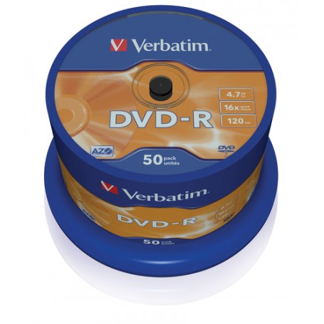 Verbatim DVD-R Matt Silver 4,7 GB 50 pz (43548/50)