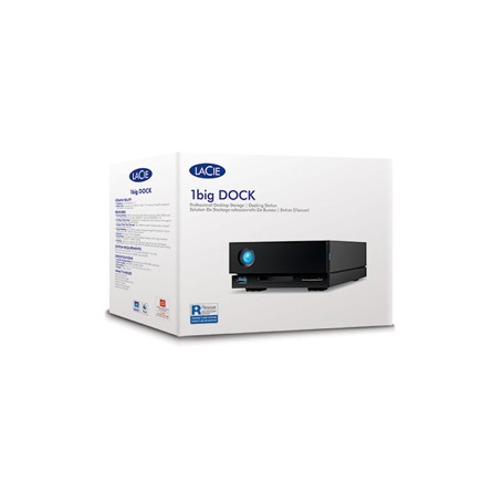 LaCie 1big Dock disco rigido esterno 18000 GB Nero (STHS18000800)