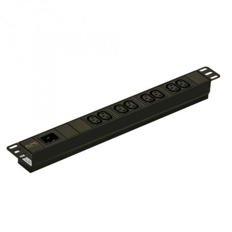 APC EPDU1016B unità di distribuzione dell'energia (PDU) 8 presa(e) AC 1U Nero (EPDU1016B)