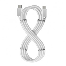 Celly USBCUSBCMAGWH cavo USB 1 m USB 3.2 Gen 1 (3.1 Gen 1) USB C Bianco (USBCUSBCMAGWH)