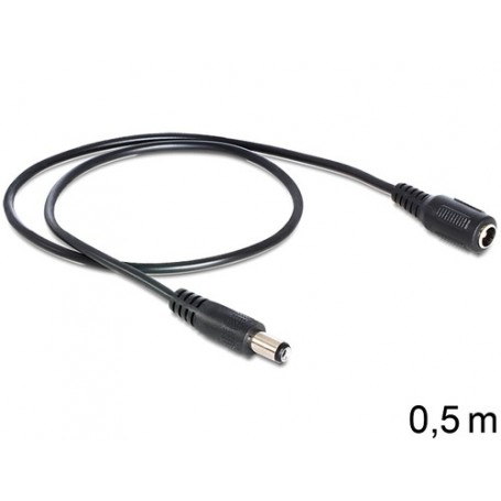 DeLOCK 83290 cavo di alimentazione Nero 0,5 m (83290)