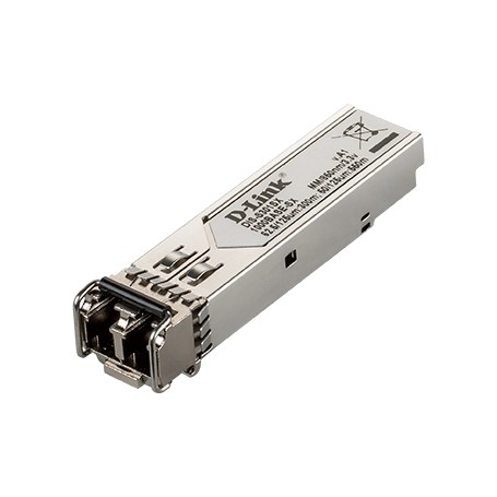 D-Link DIS‑S301SX modulo del ricetrasmettitore di rete Fibra ottica 1000 Mbit/s mini-GBIC (DIS-S301SX)