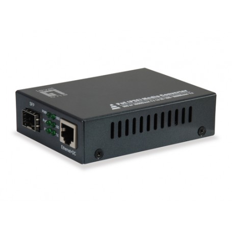 LevelOne GVT-2012 convertitore multimediale di rete 1000 Mbit/s Nero (GVT-2012)
