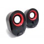 Equip 245332 altoparlante Nero, Rosso Cablato 3 W (245332)