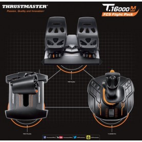 Thrustmaster T-16000M FCS Flight Pack Nero USB Joystick Analogico/Digitale MAC, PC (2960782)