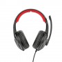 Trust GXT 411 Radius Auricolare Cablato A Padiglione Giocare Nero, Rosso (24076)