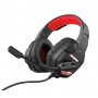 Trust GXT 448 Nixxo Auricolare Cablato A Padiglione Giocare USB tipo A Nero, Rosso (24030TRS)