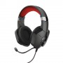 Trust GXT 323 Carus Auricolare Cablato A Padiglione Giocare Nero, Rosso (23652)
