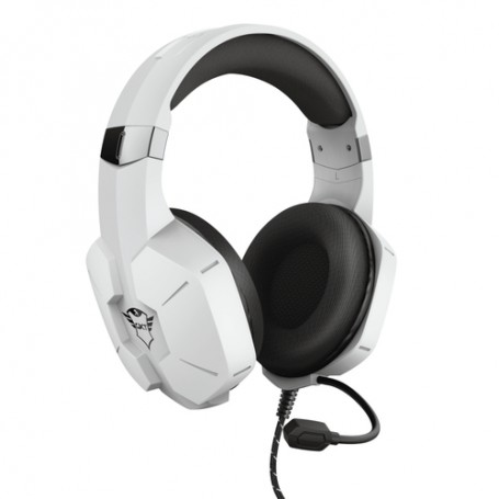Trust GXT 323W Carus Auricolare Cablato A Padiglione Giocare Bianco (24258)