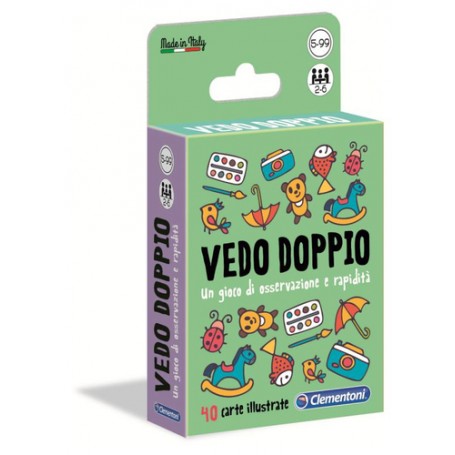Clementoni Carte Gioco Vedo Doppio (16177B)