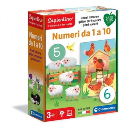 Clementoni Numeri da 1 a 10 Gioco didattico (16310)