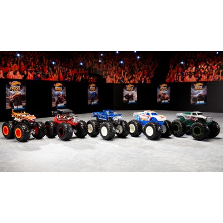 Hot Wheels Monster Trucks veicolo singolo 1:64 assortimento (FYJ44)