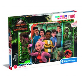 Clementoni Jurassic World Camp Cretaceous Puzzle di contorno 180 pz (29773)