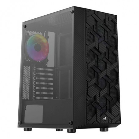 Aerocool Hive-G-BK-v3 Midi Tower Nero (AEROPGS-HIVE-G-BK-V3)