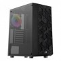 Aerocool Hive-G-BK-v3 Midi Tower Nero (AEROPGS-HIVE-G-BK-V3)