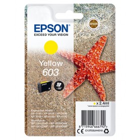 Epson Singlepack Yellow 603 Ink (C13T03U44010)