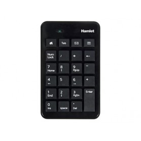 Hamlet Numeric Keypad tastierino numerico usb 2.0 nero (XKPADUBK)