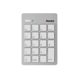 Hamlet Numeric Keypad tastierino numerico usb 2.0 argento (XKPADUSV)