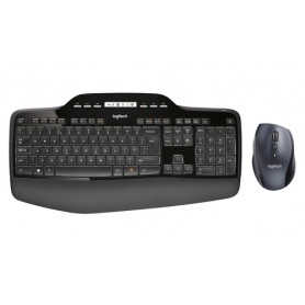 Logitech Wireless Desktop MK710 tastiera RF Wireless QWERTY Italiano Nero (920-002431)