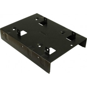 Inter-Tech 88885232 pannello drive bay 2x 2,5" Pannello incassato Nero (88885232)