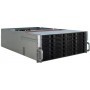 Inter-Tech 4U-4424 Supporto Nero, Argento (88887122)