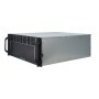 Inter-Tech 4U-4408 Supporto Nero, Argento (88887191)