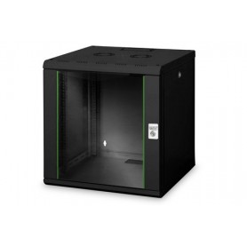 Digitus DN-19 12U-6/6-SW rack Da parete Nero (DN-19 12U-6/6-SW)