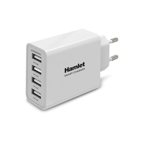 Hamlet XPWCU425 Caricabatterie per dispositivi mobili Bianco Interno (XPWCU425)