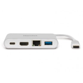 Hamlet HDKC-PD100 adattatore grafico USB 3840 x 2160 Pixel Bianco (HDKC-PD100)