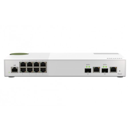 QNAP QSW-M2108R-2C switch di rete Gestito L2 Gigabit Ethernet (10/100/1000) Supporto Power over Ethernet (PoE) B (QSW-M2108R-2C)