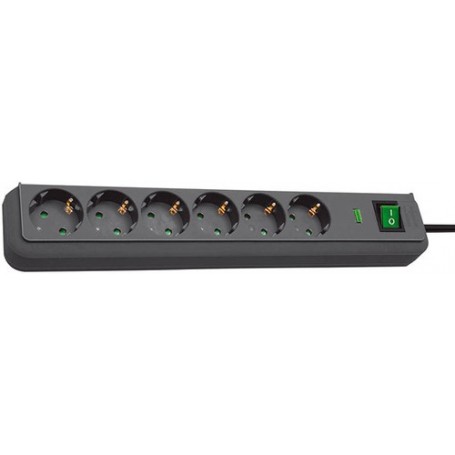 Brennenstuhl 1159700015 protezione da sovraccarico Nero 6 presa(e) AC 1,5 m (1159700015)