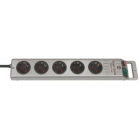 Brennenstuhl Super-Solid Line Argento 5 presa(e) AC 2,5 m (1153340115)