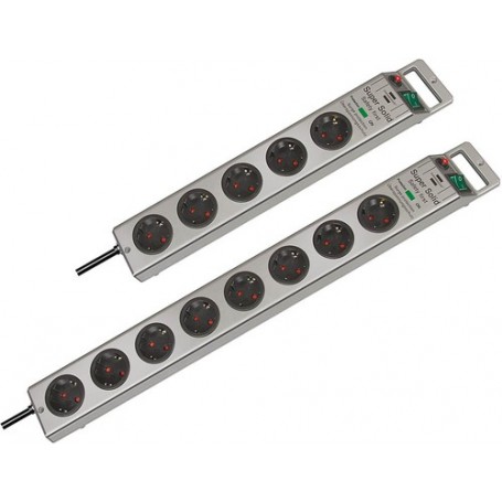 Brennenstuhl Super-Solid Surge Protection 4.500 A Argento 8 presa(e) AC 2,5 m (1153340318)