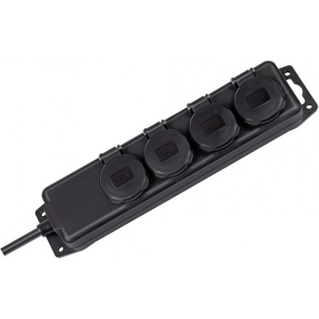 Brennenstuhl 1159960 protezione da sovraccarico Nero 4 presa(e) AC 230 V 2 m (1159960)