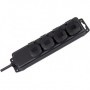 Brennenstuhl 1159960 protezione da sovraccarico Nero 4 presa(e) AC 230 V 2 m (1159960)