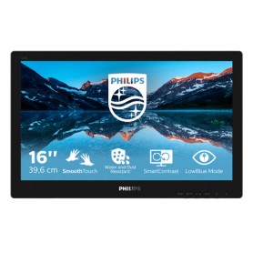 Philips 162B9TN/00 monitor touch screen 39,6 cm (15.6") 1366 x 768 Pixel Multi-touch Da tavolo Nero (162B9TN/00)