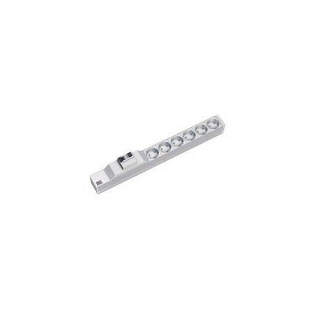 Bachmann 333.411 unità di distribuzione dell'energia (PDU) 6 presa(e) AC 1U Grigio, Argento (333.411)