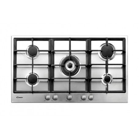 Candy Timeless PG952/1SXGH Acciaio inossidabile Da incasso 90.9 cm Gas 5 Fornello(i) (33801149)