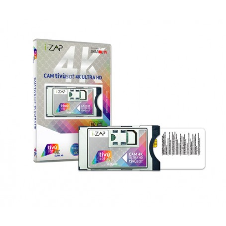 i-ZAP CAM TIVUSAT 4K Modulo di accesso condizionato (CAM) 4K Ultra HD (CAM.TIVU.SAT4K)