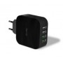 Celly TC4USBTURBOBK Caricabatterie per dispositivi mobili Nero Interno (TC4USBTURBOBK)