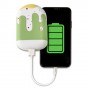 Celly Ice Lolly batteria portatile Ioni di Litio 2600 mAh Verde, Bianco, Giallo (PBICE2600GN)
