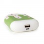 Celly Ice Lolly batteria portatile Ioni di Litio 2600 mAh Verde, Bianco, Giallo (PBICE2600GN)