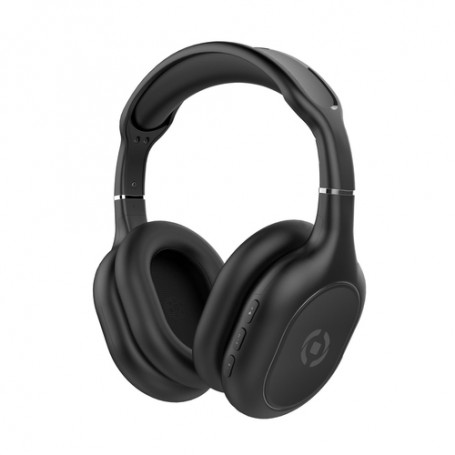 Celly HyperBeat Auricolare Con cavo e senza cavo A Padiglione Musica e Chiamate USB tipo-C Bluetooth Nero (HYPERBEATBK)