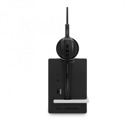 EPOS | SENNHEISER IMPACT D 10 Phone - EU Cuffia Aggancio, Padiglione auricolare, Passanuca Nero, Argento (1000570)