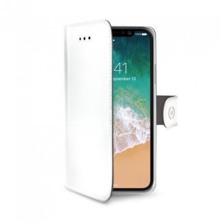 Celly WALLY900WH custodia per cellulare 14,7 cm (5.8") Custodia flip a libro Bianco (WALLY900WH)