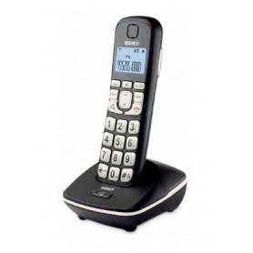 Saiet ERGO Telefono DECT Identificatore di chiamata Nero (13500690)