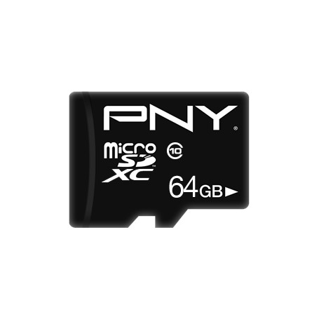 PNY Performance Plus 64 GB MicroSDXC Classe 10 (P-SDU64G10PPL-G)
