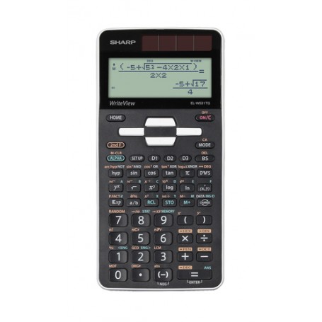 Sharp SH-ELW531TG calcolatrice Tasca Calcolatrice con display Nero, Bianco (SH-ELW531TGWH)