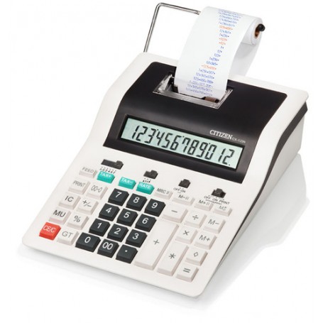 Citizen CX-123N calcolatrice Desktop Calcolatrice con stampa Nero, Bianco (Z000040)