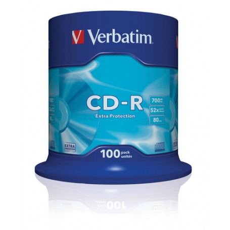 Verbatim CD-R Extra Protection 700 MB 100 pz (43411)